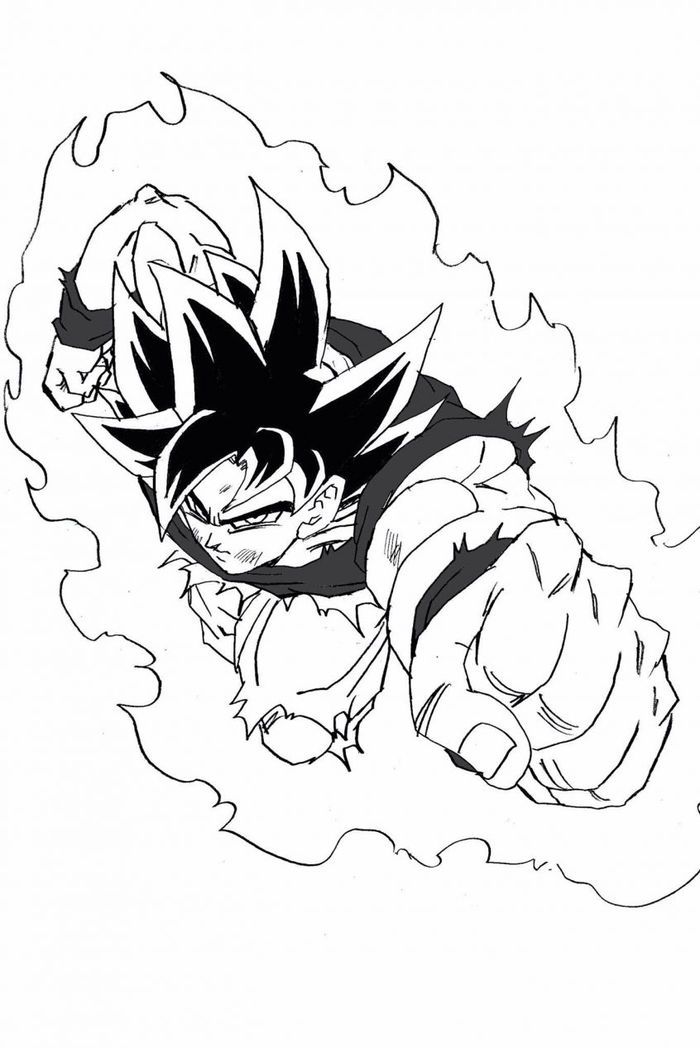 Goku Coloring Pages FREE Printable 140