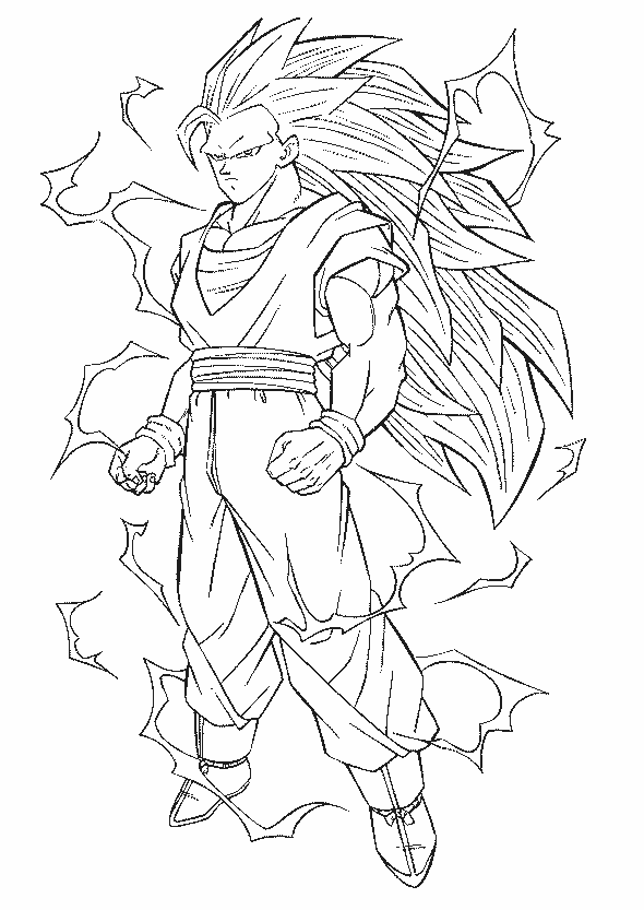 Goku Coloring Pages FREE Printable 144