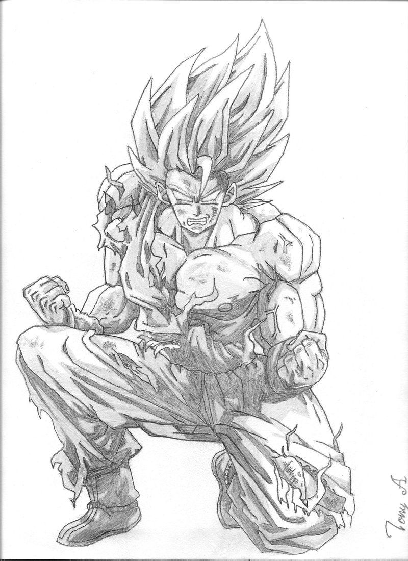 Goku Coloring Pages FREE Printable 15