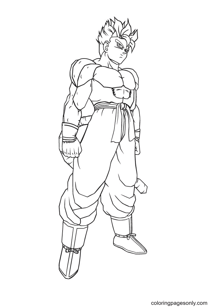 Goku Coloring Pages FREE Printable 17