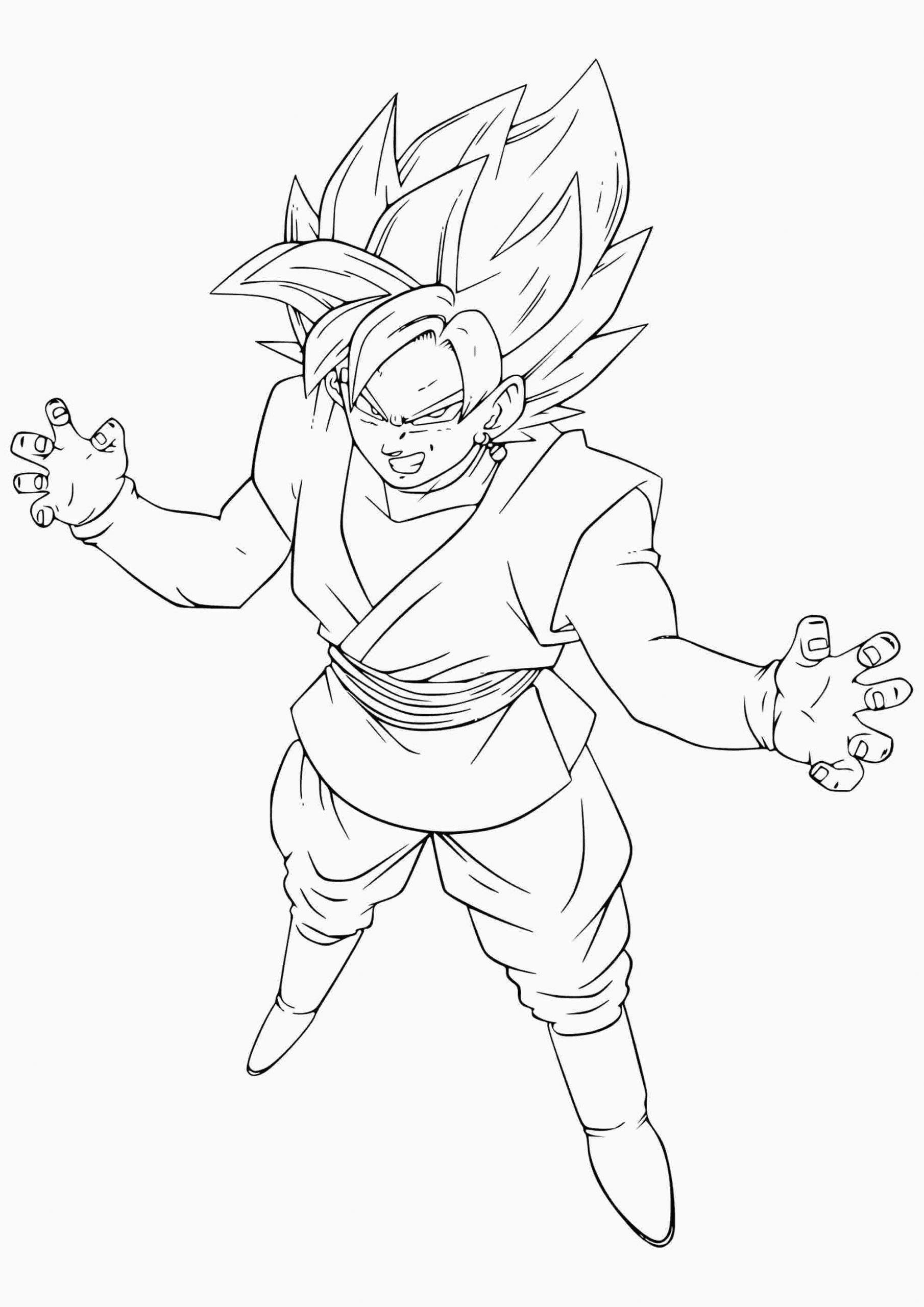 Goku Coloring Pages FREE Printable 19