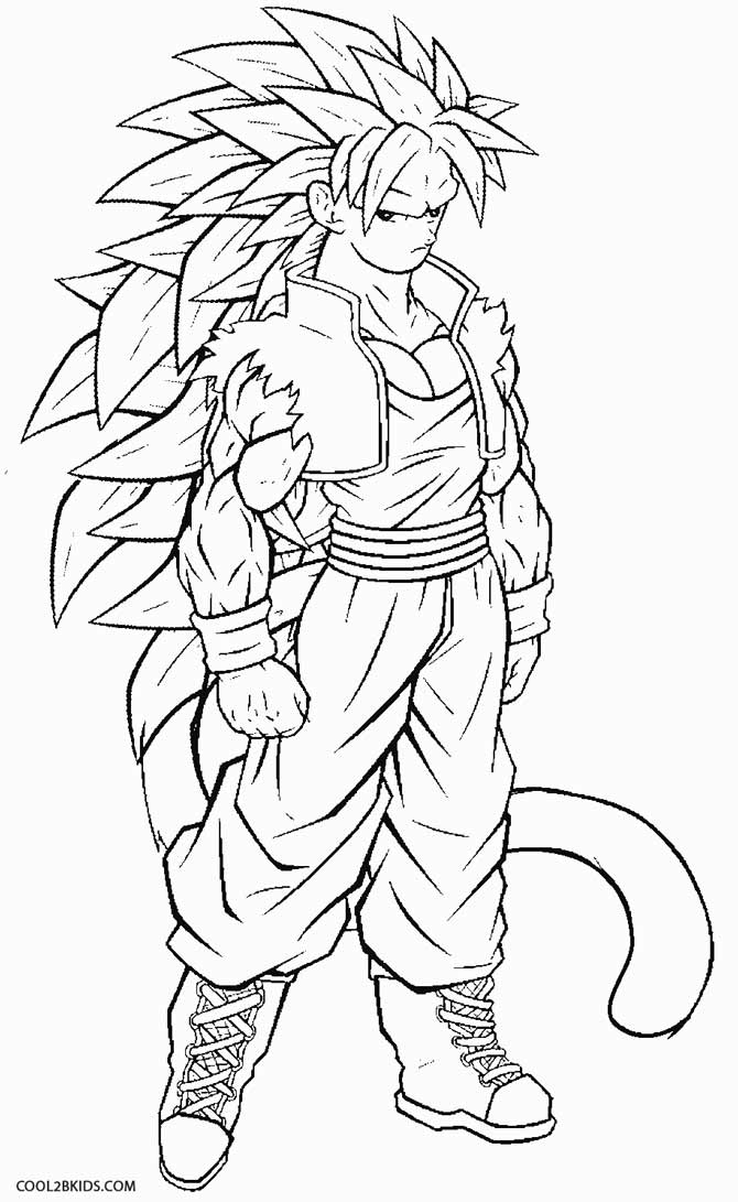 Goku Coloring Pages FREE Printable 21