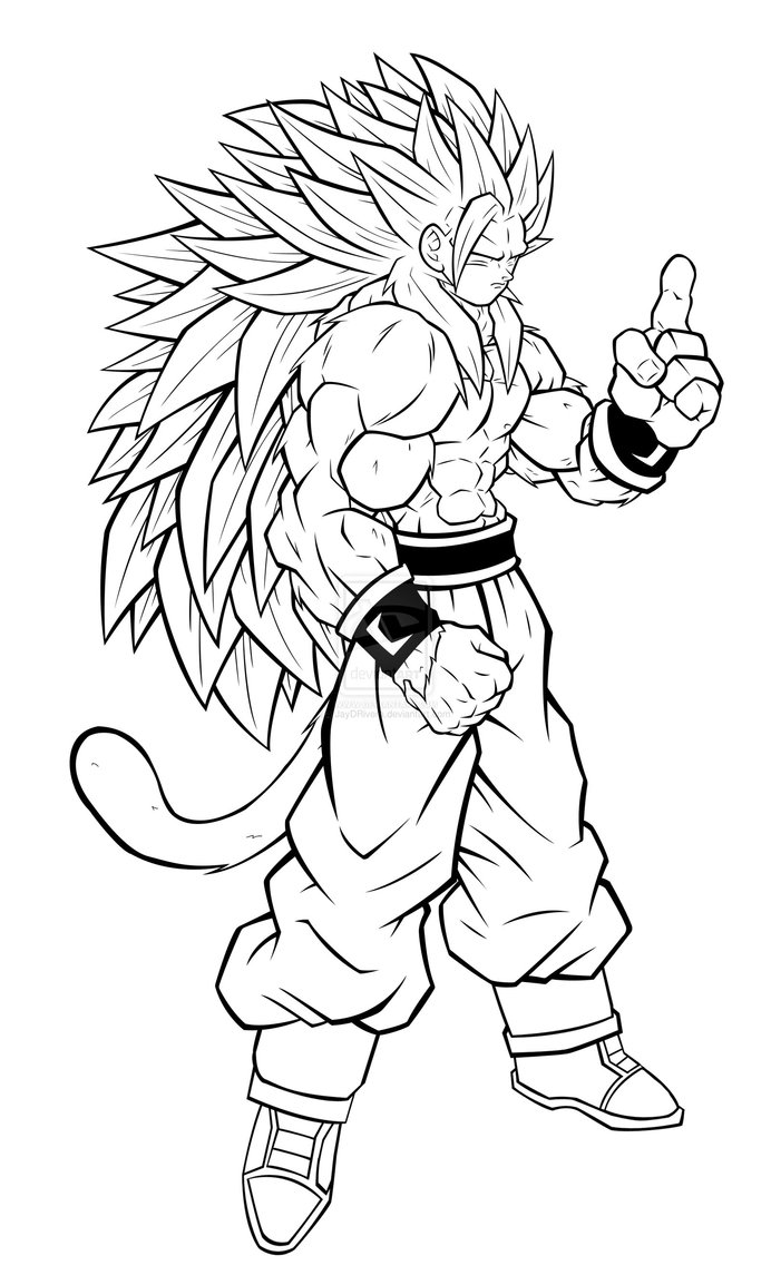 Goku Coloring Pages FREE Printable 22