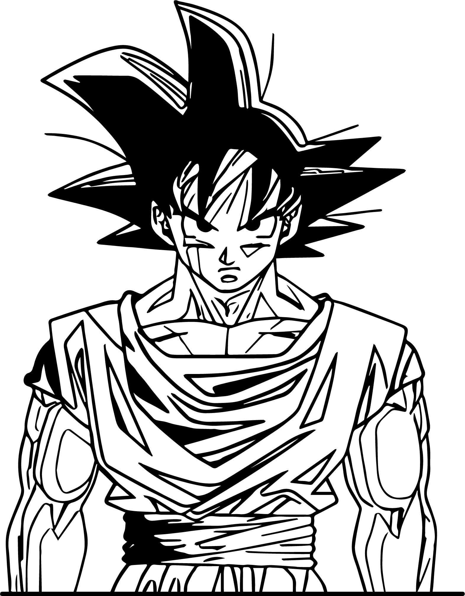 Goku Coloring Pages FREE Printable 26