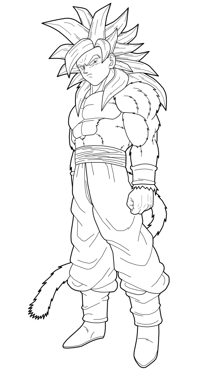 Goku Coloring Pages FREE Printable 27