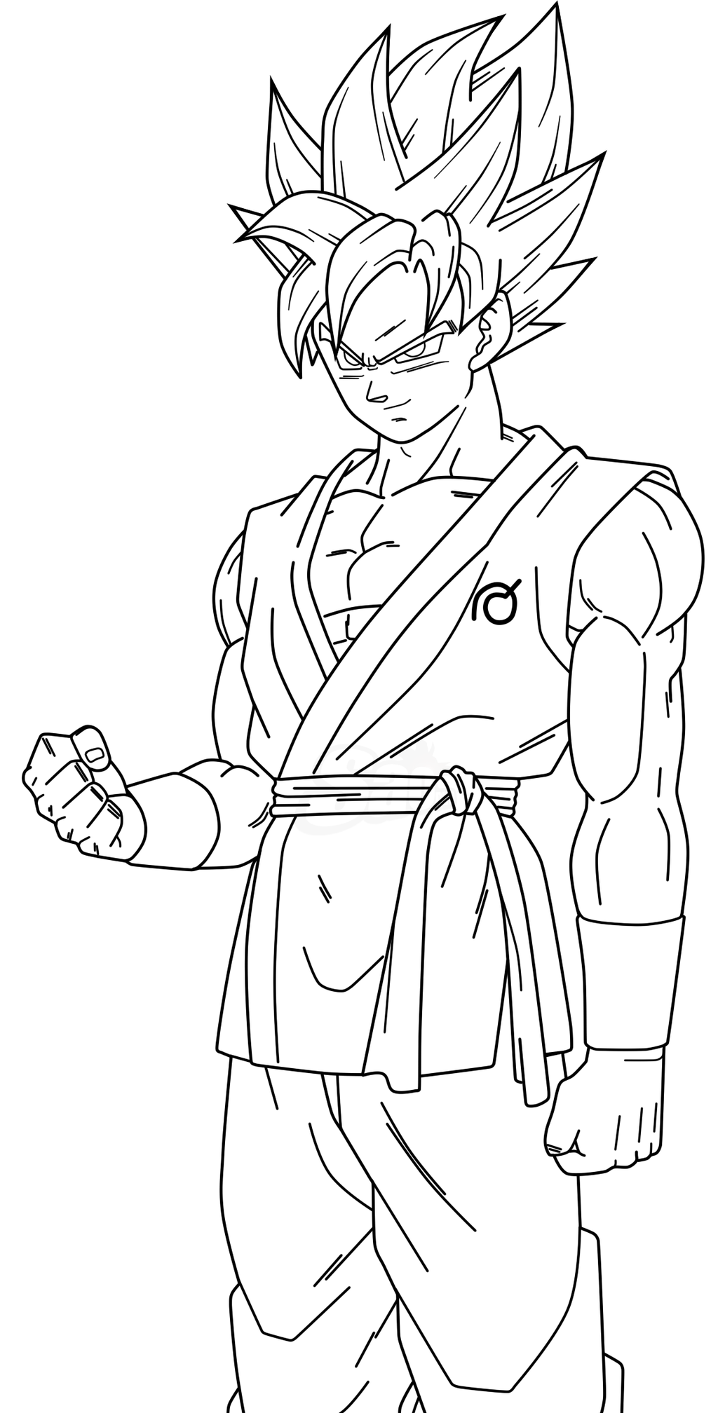 Goku Coloring Pages FREE Printable 3