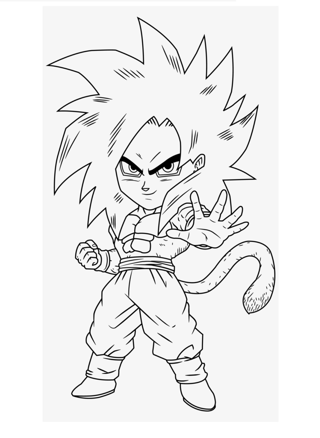 Goku Coloring Pages FREE Printable 30