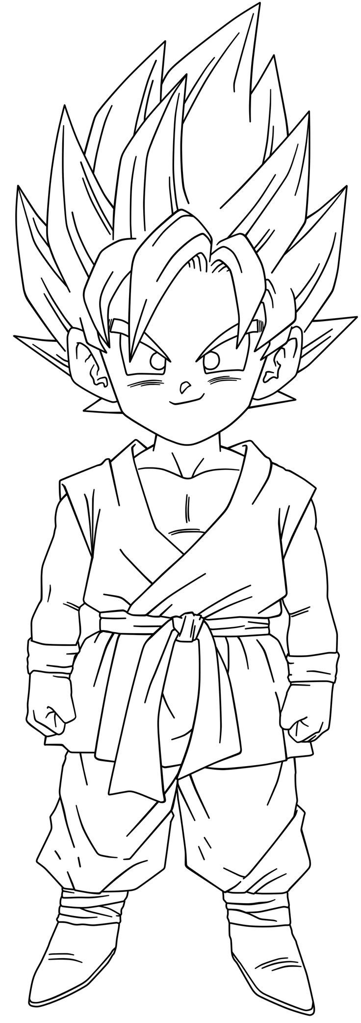 Goku Coloring Pages FREE Printable 35