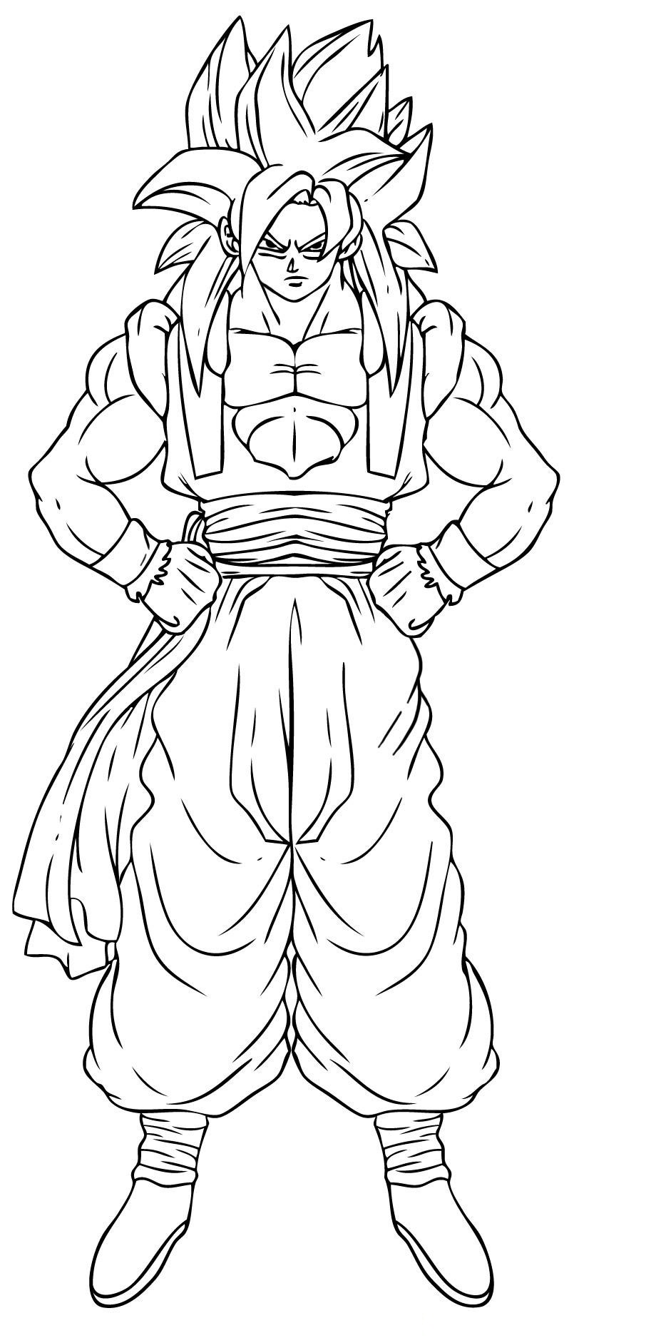 Goku Coloring Pages FREE Printable 36