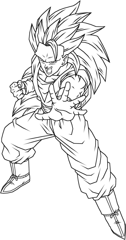 Goku Coloring Pages FREE Printable 39