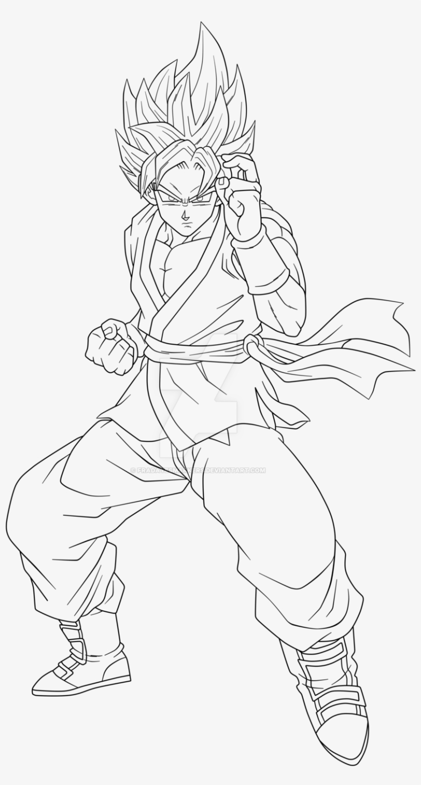 Goku Coloring Pages FREE Printable 40