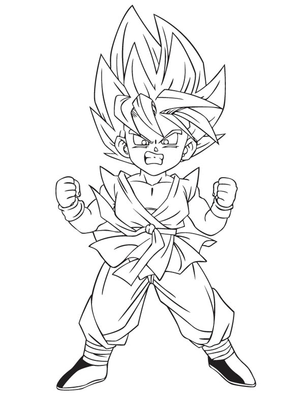 Goku Coloring Pages FREE Printable 41