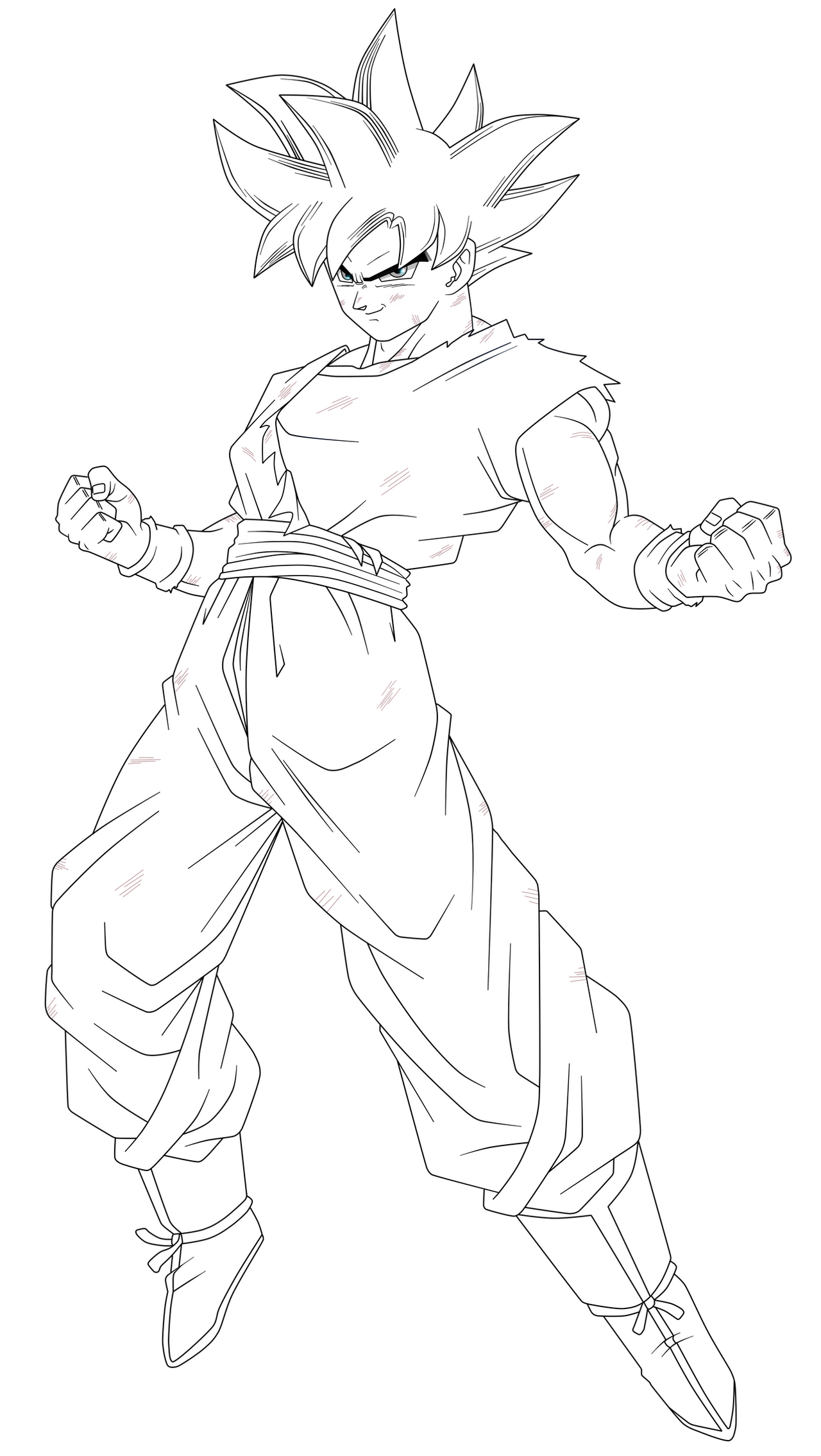 Goku Coloring Pages FREE Printable 45