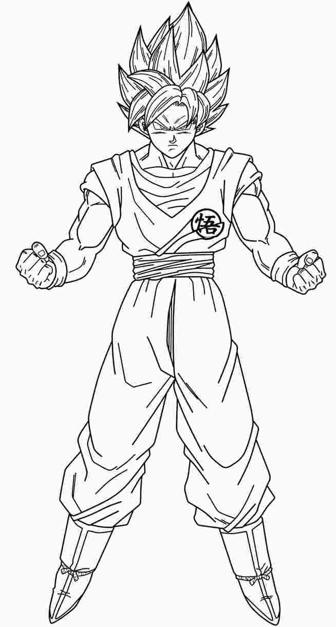 Goku Coloring Pages FREE Printable 49