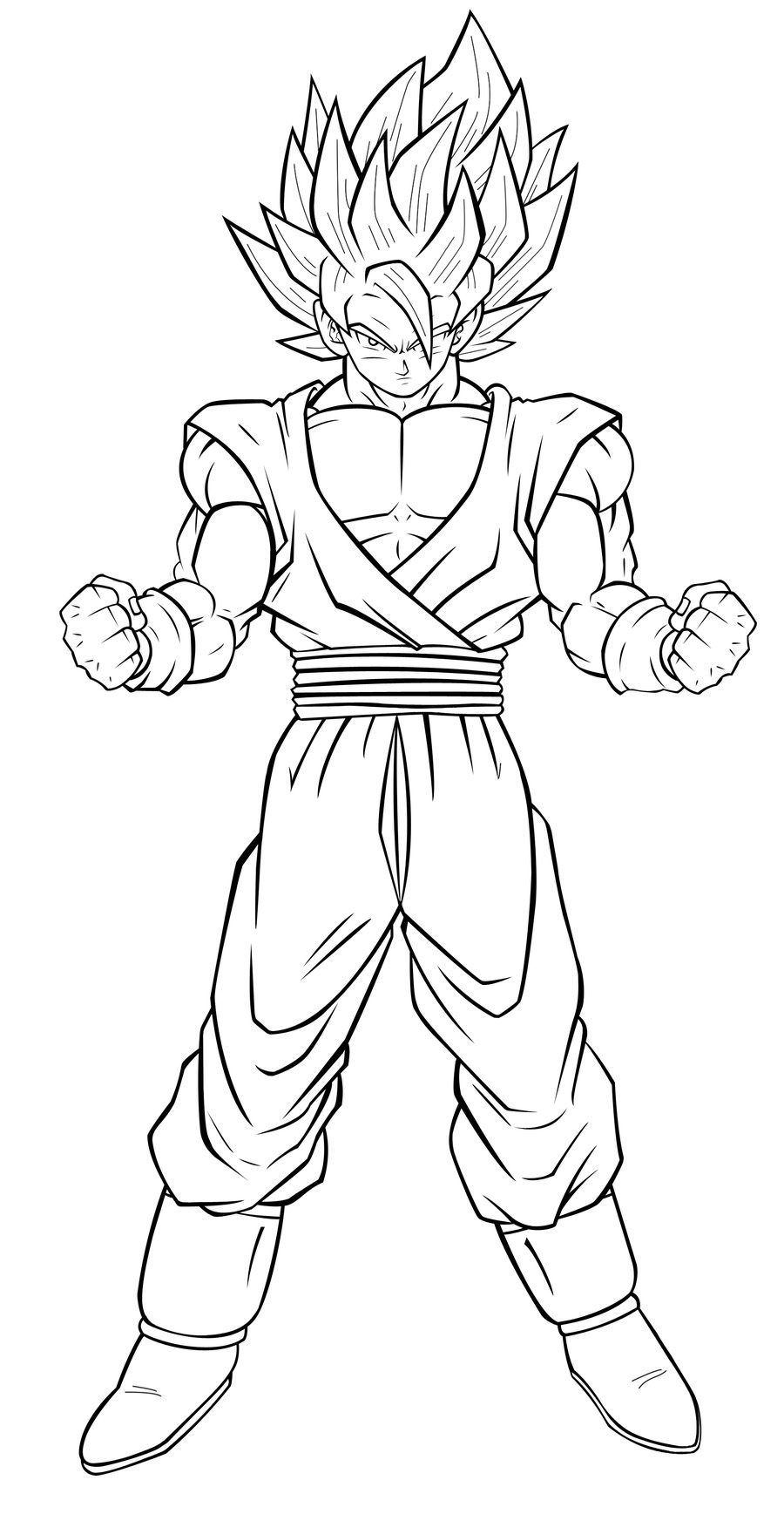 Goku Coloring Pages FREE Printable 52