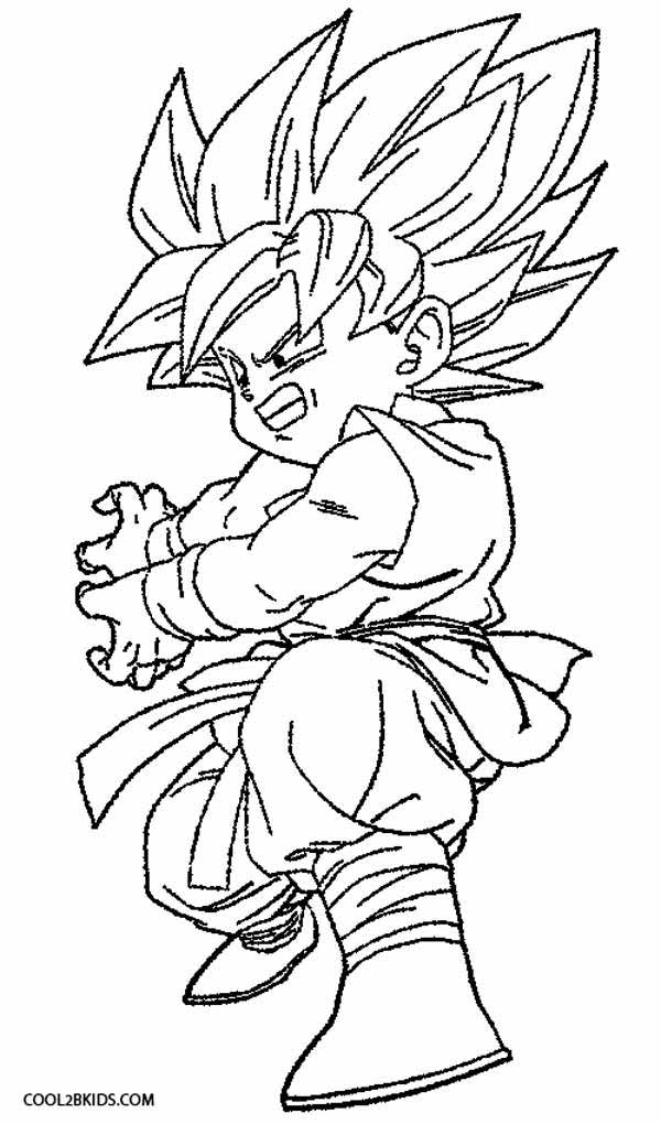 Goku Coloring Pages FREE Printable 53