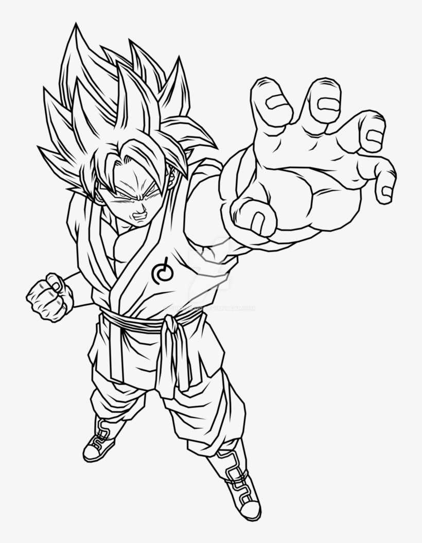 Goku Coloring Pages FREE Printable 55