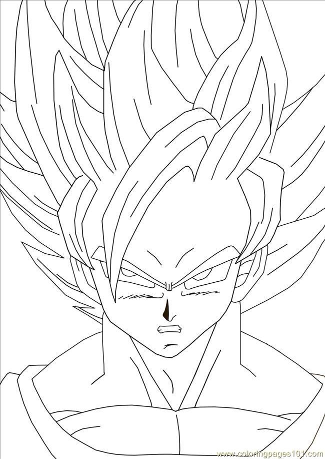 Goku Coloring Pages FREE Printable 56