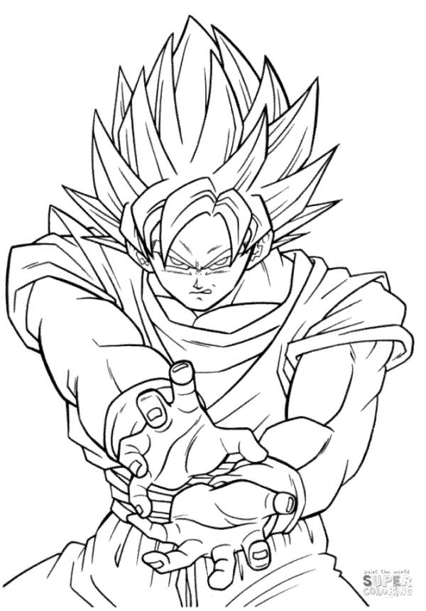 Goku Coloring Pages FREE Printable 71