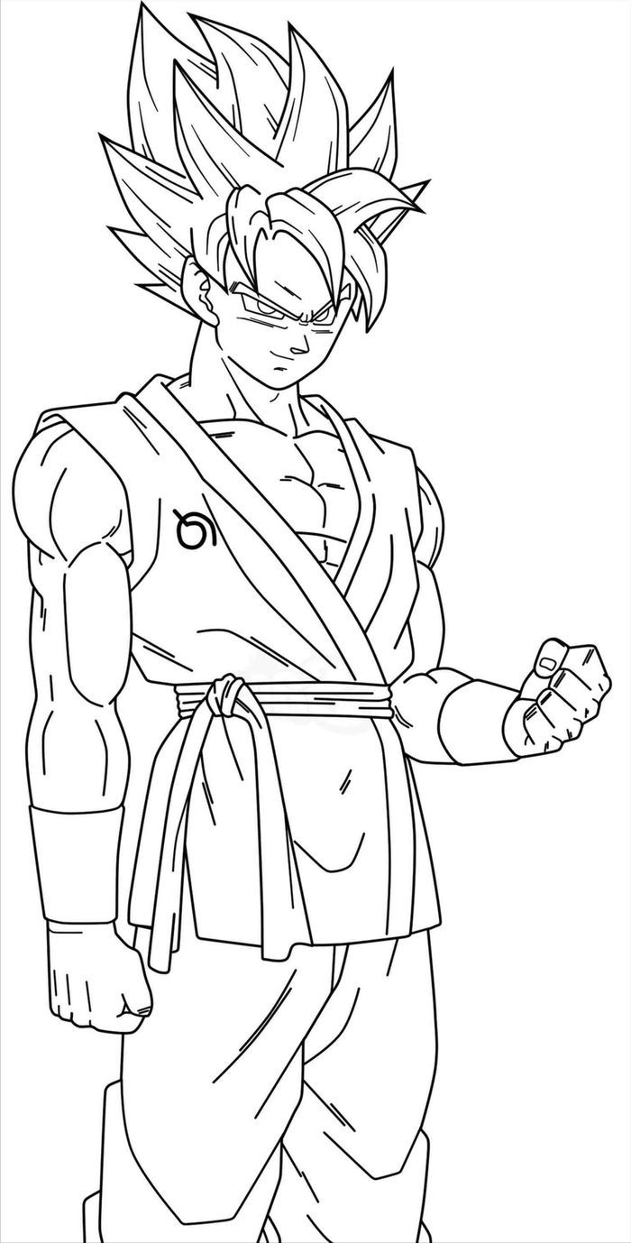 Goku Coloring Pages FREE Printable 72