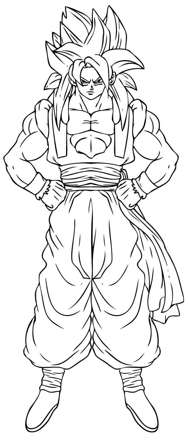 Goku Coloring Pages FREE Printable 78