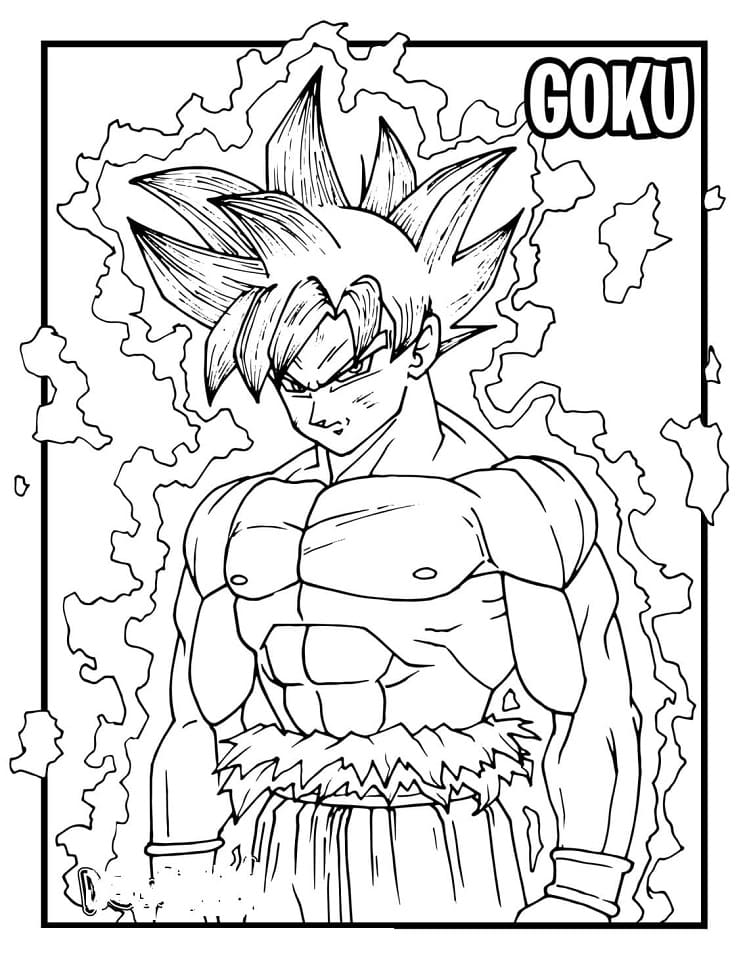 Goku Coloring Pages FREE Printable 81