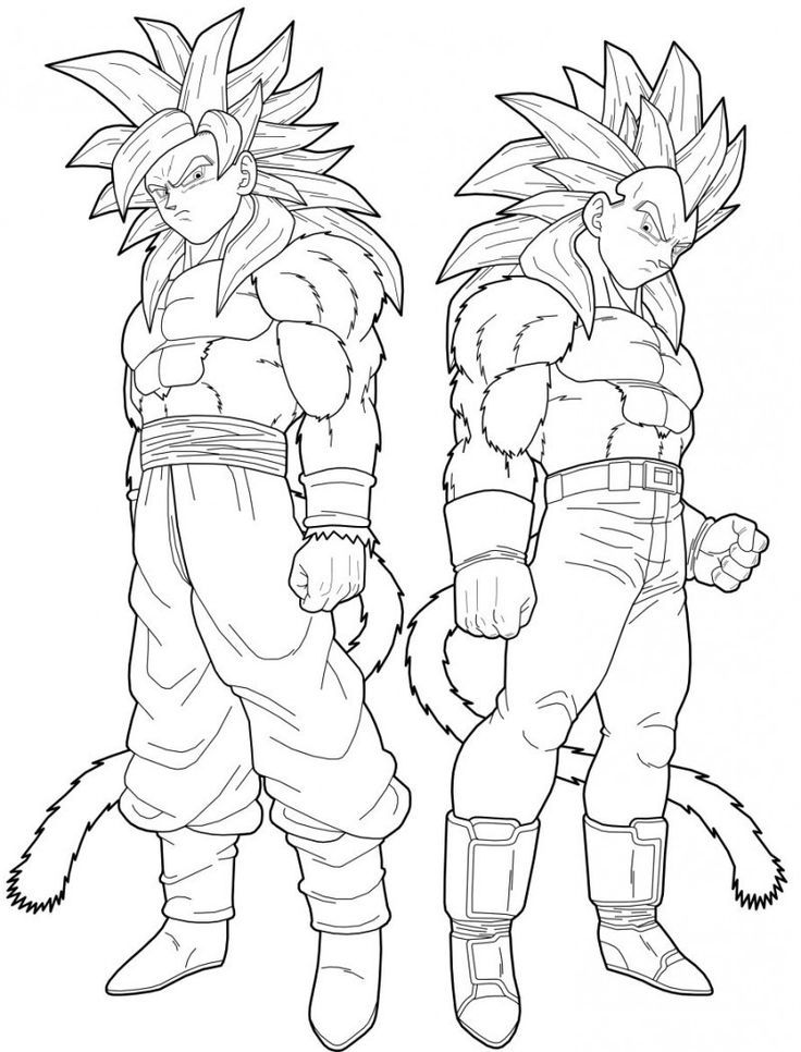 Goku Coloring Pages FREE Printable 84