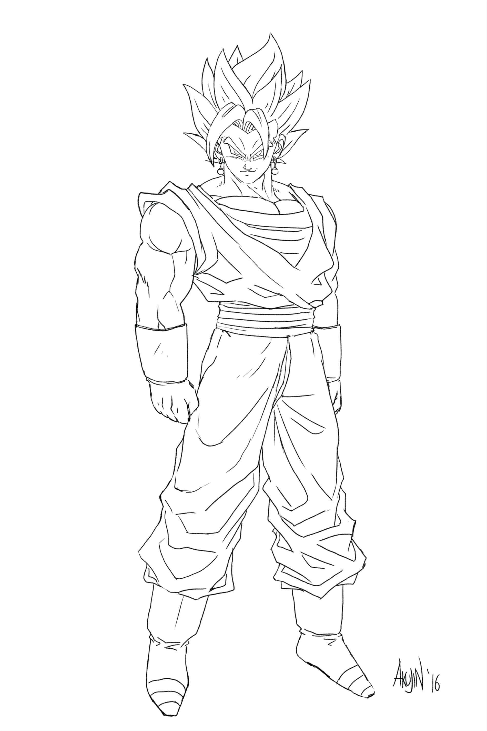 Goku Coloring Pages FREE Printable 85