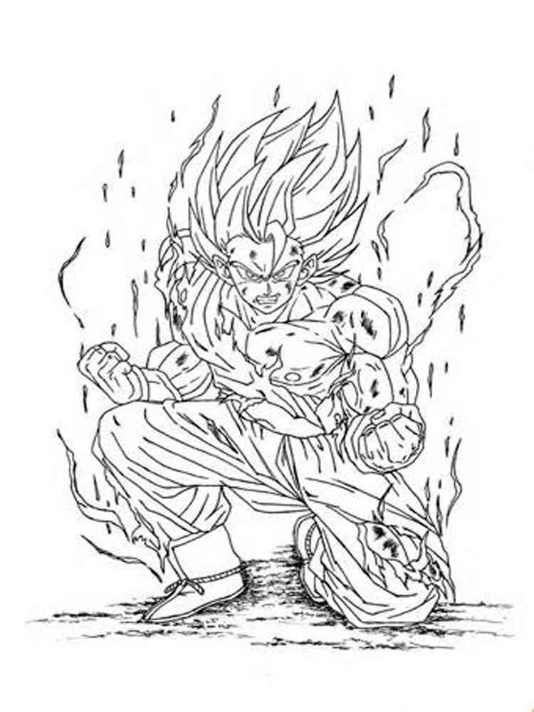 Goku Coloring Pages FREE Printable 87