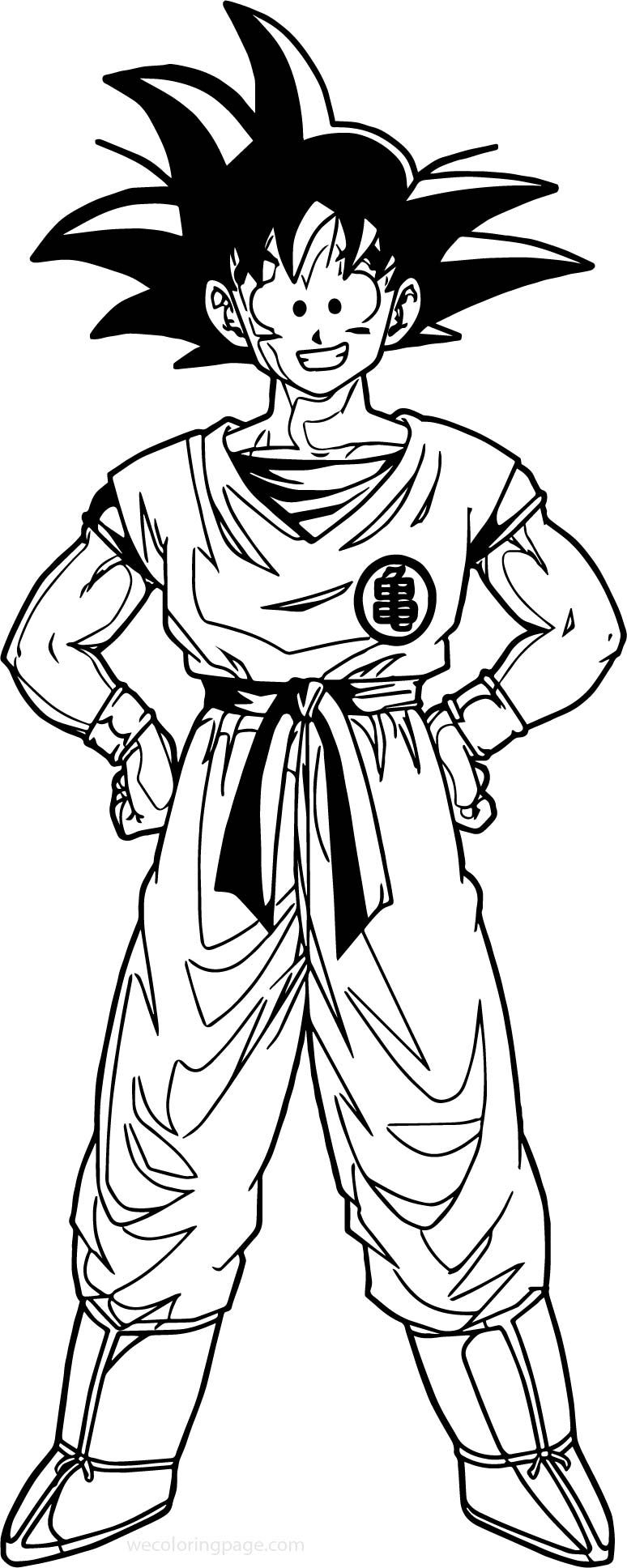 Goku Coloring Pages FREE Printable 97