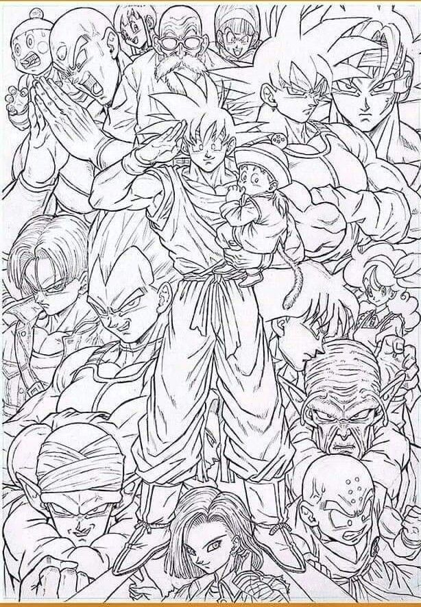 Goku Coloring Pages FREE Printable 99