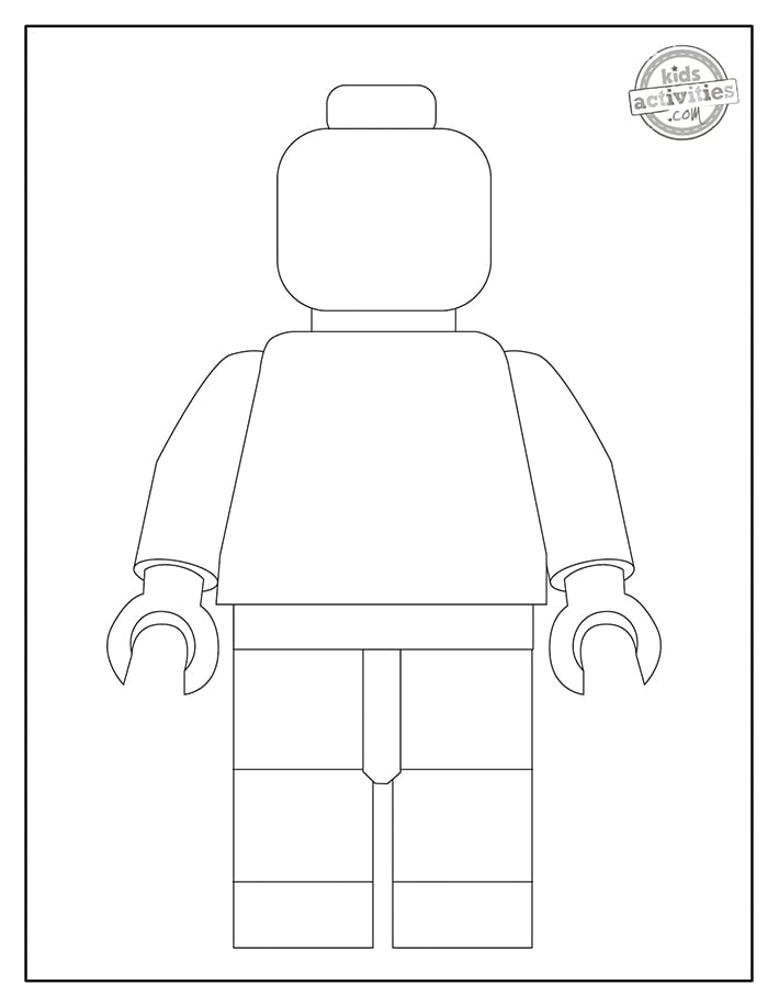 Lego Coloring Pages Printables Free 104