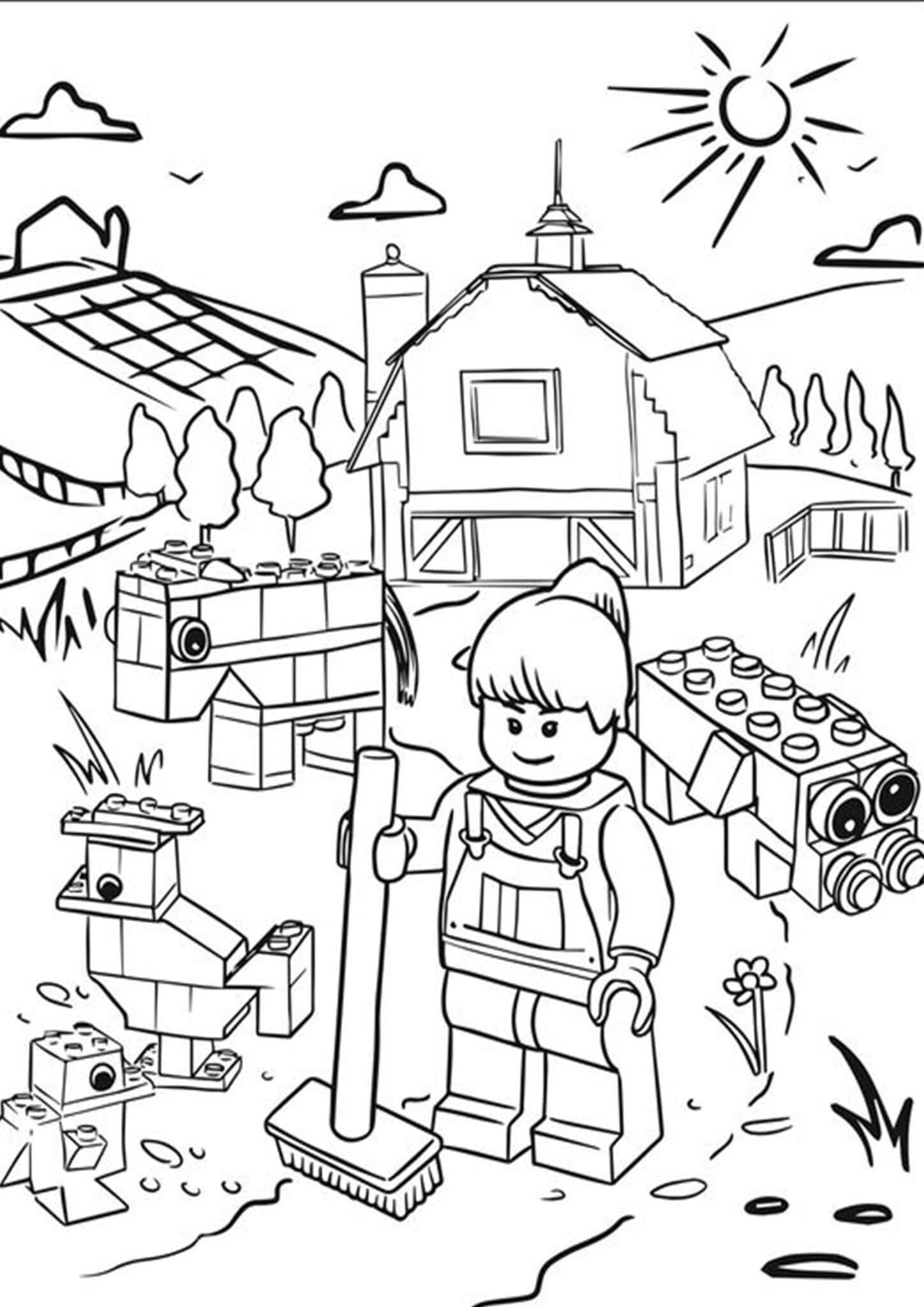 Lego Coloring Pages Printables Free 37