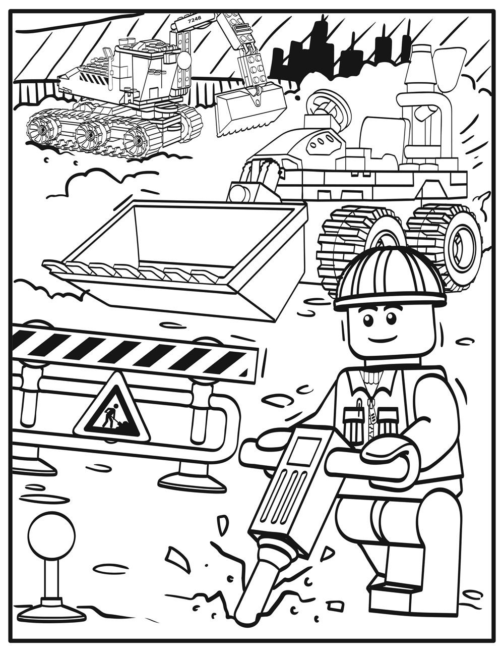 Lego Coloring Pages Printables Free 6