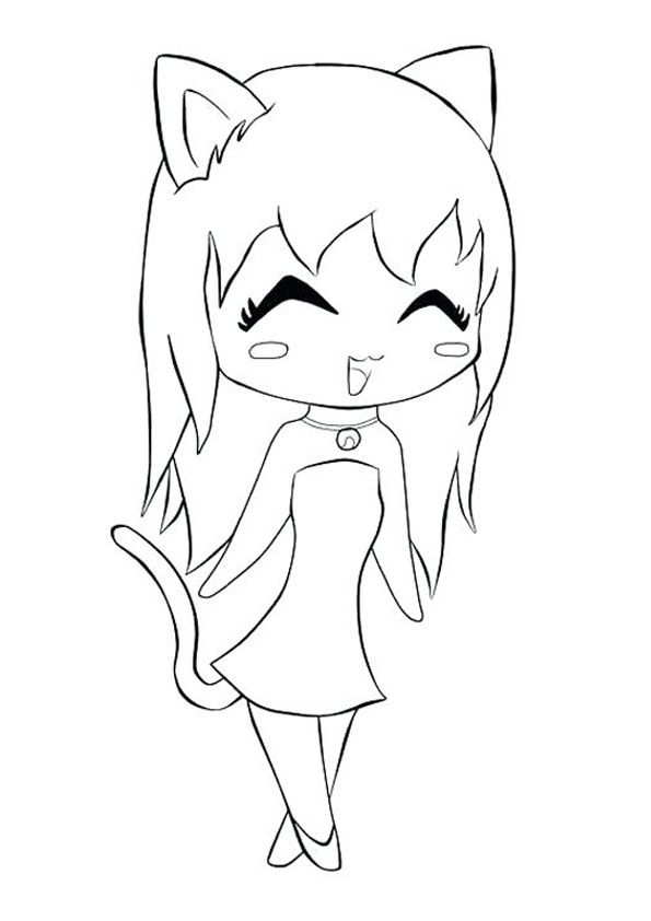 Lineart Anime Coloring Pages Printable 83