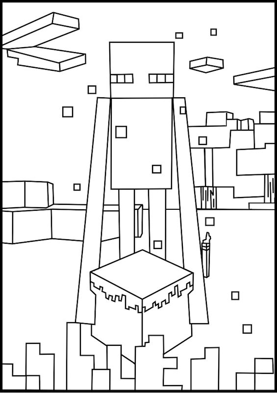 Minecraft Coloring Pages Free Printable 101