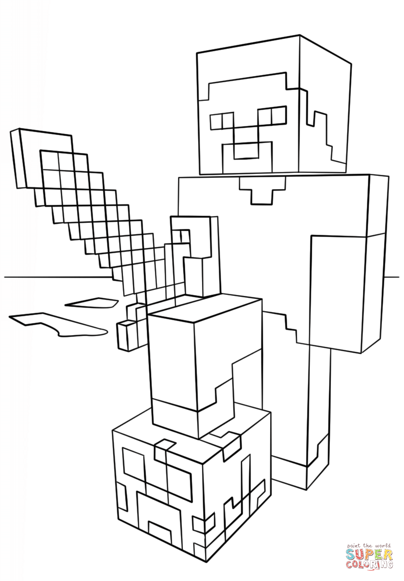 Minecraft Coloring Pages Free Printable 103