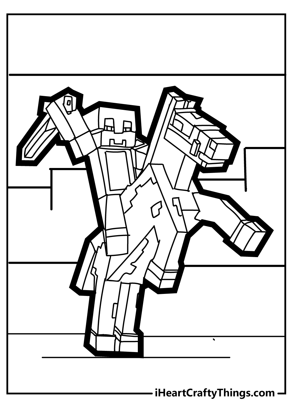 Minecraft Coloring Pages Free Printable 109