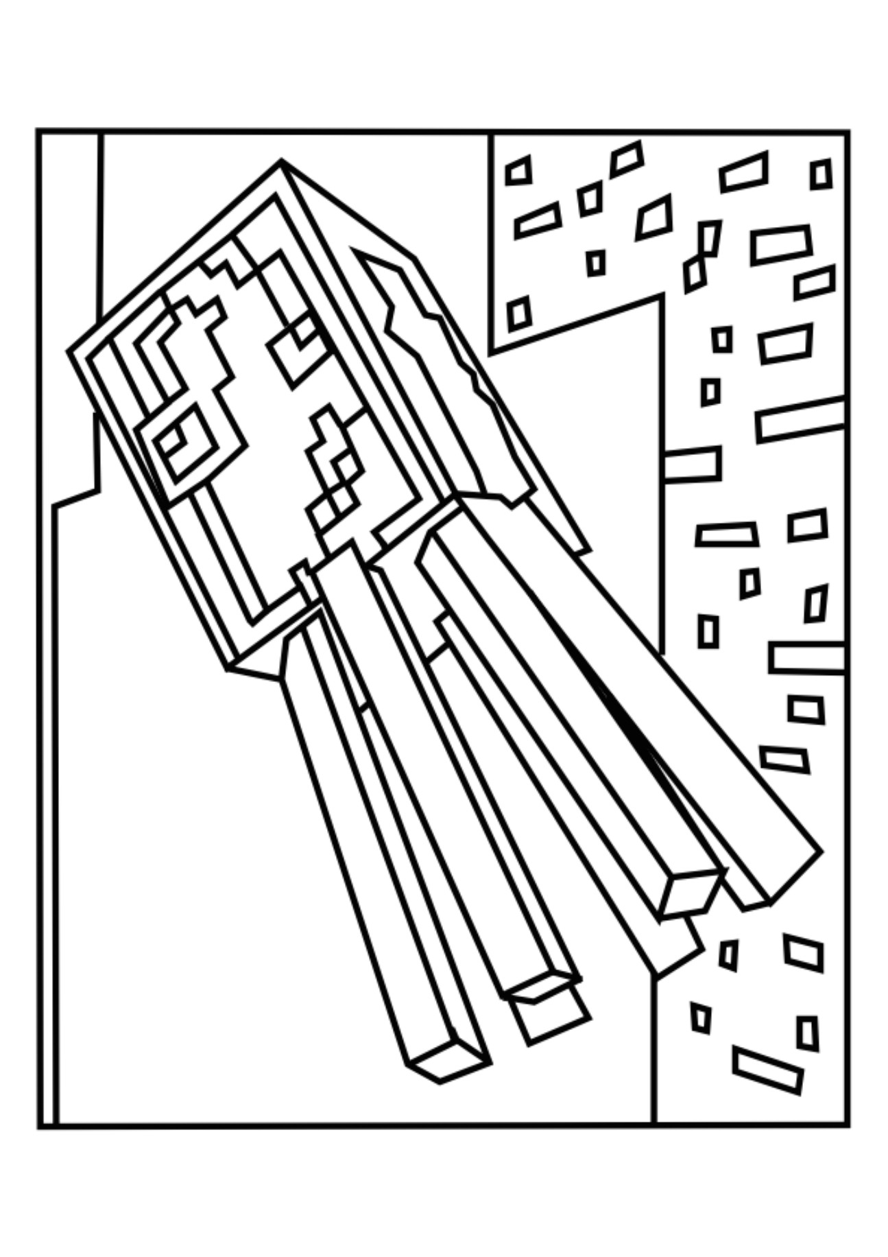 Minecraft Coloring Pages Free Printable 111