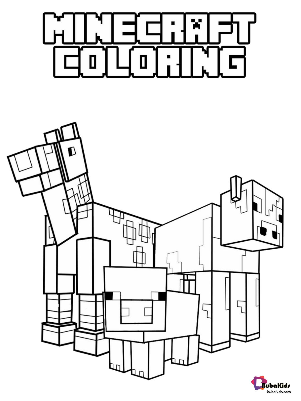 Minecraft Coloring Pages Free Printable 116