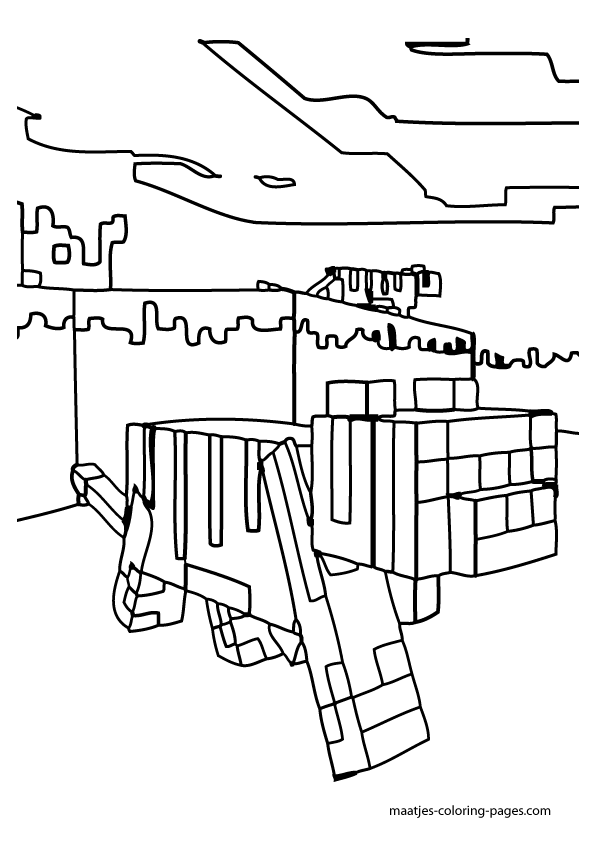 Minecraft Coloring Pages Free Printable 118