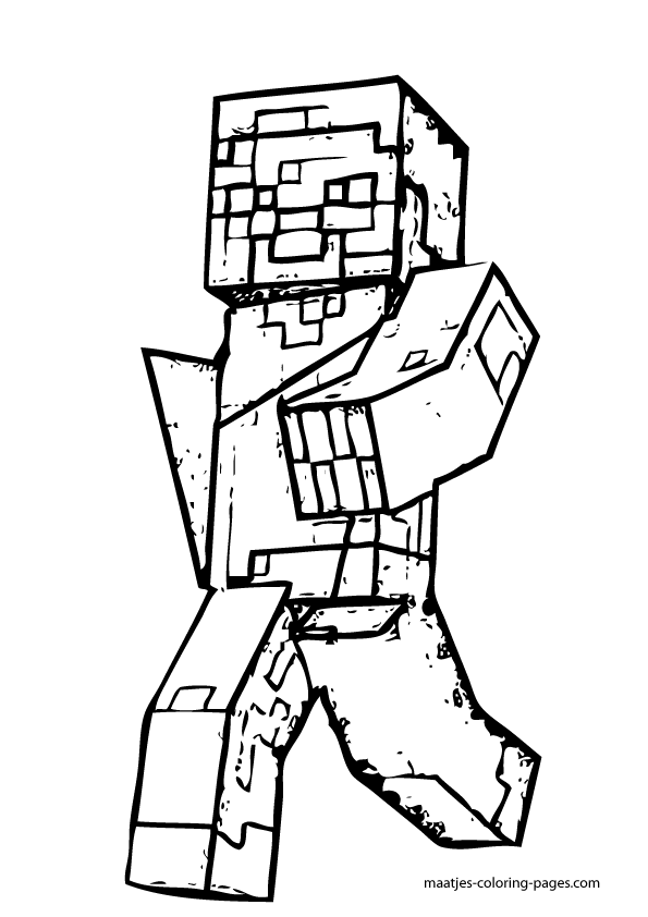 Minecraft Coloring Pages Free Printable 122