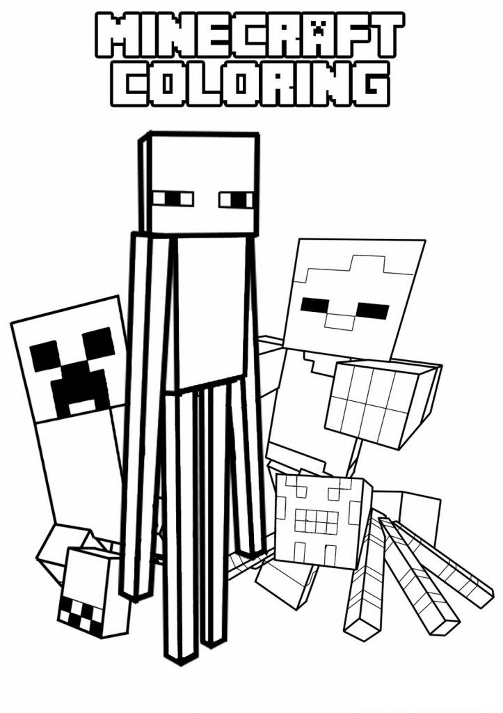 Minecraft Coloring Pages Free Printable 124