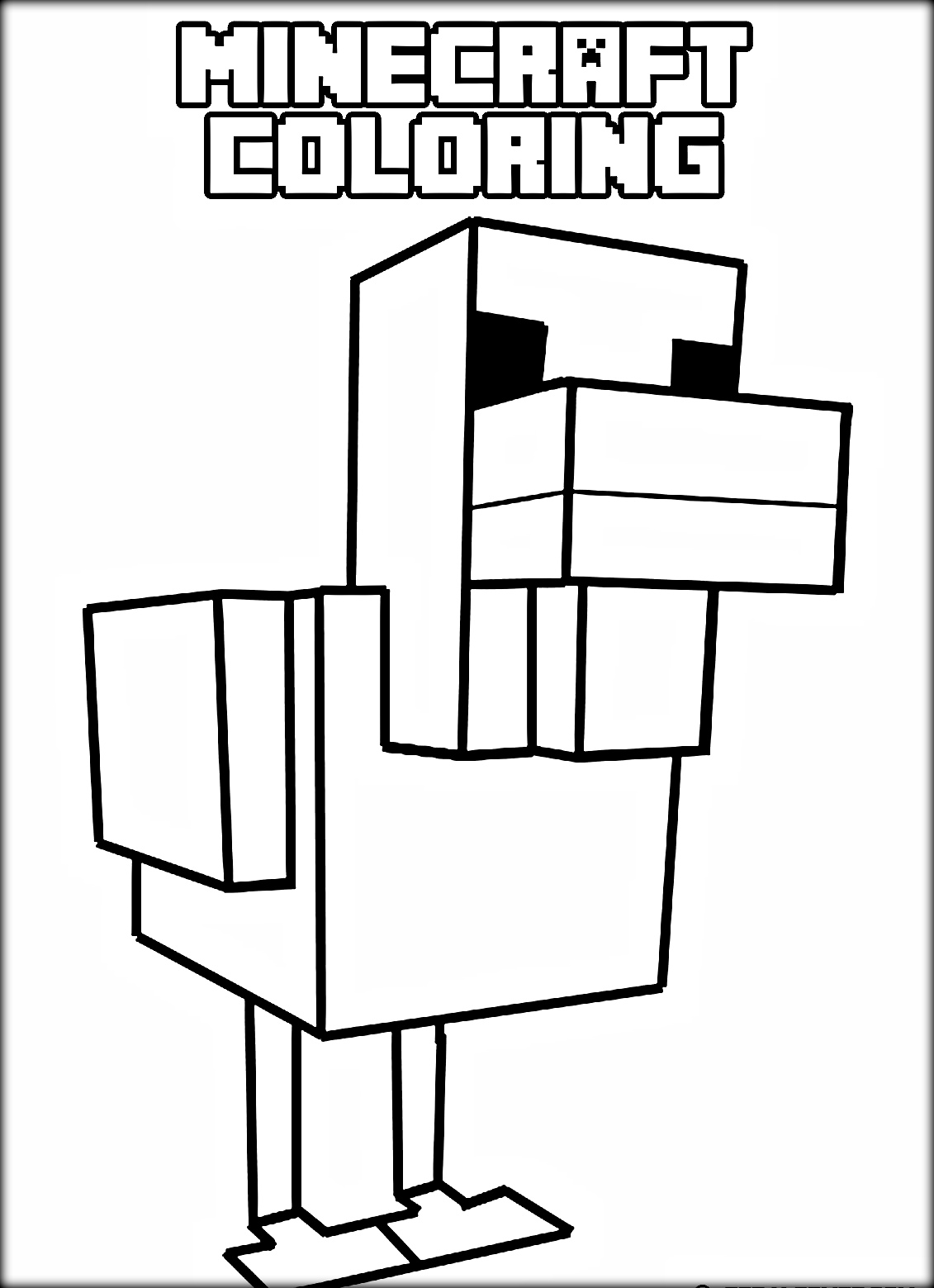 Minecraft Coloring Pages Free Printable 128