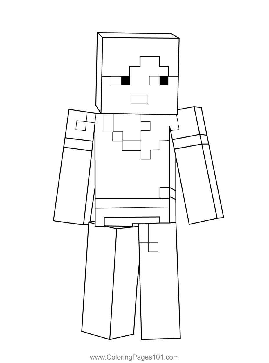 Minecraft Coloring Pages Free Printable 135