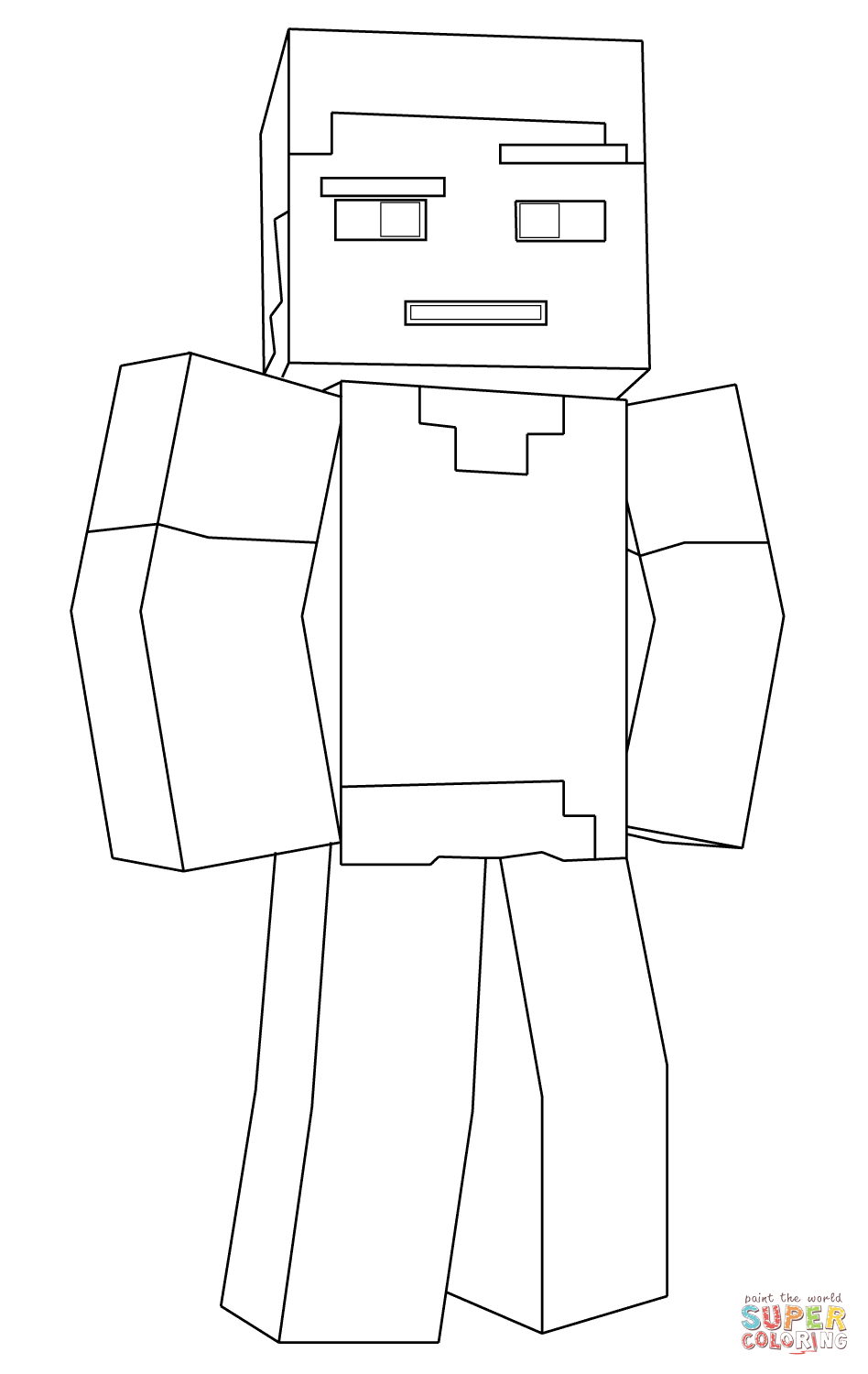 Minecraft Coloring Pages Free Printable 148