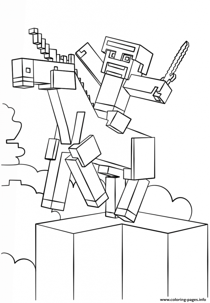 Minecraft Coloring Pages Free Printable 15