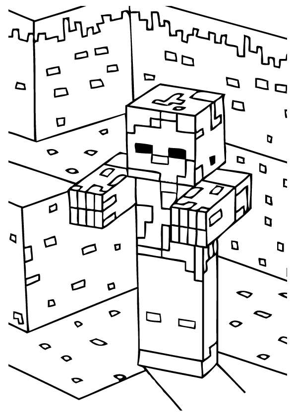 Minecraft Coloring Pages Free Printable 150