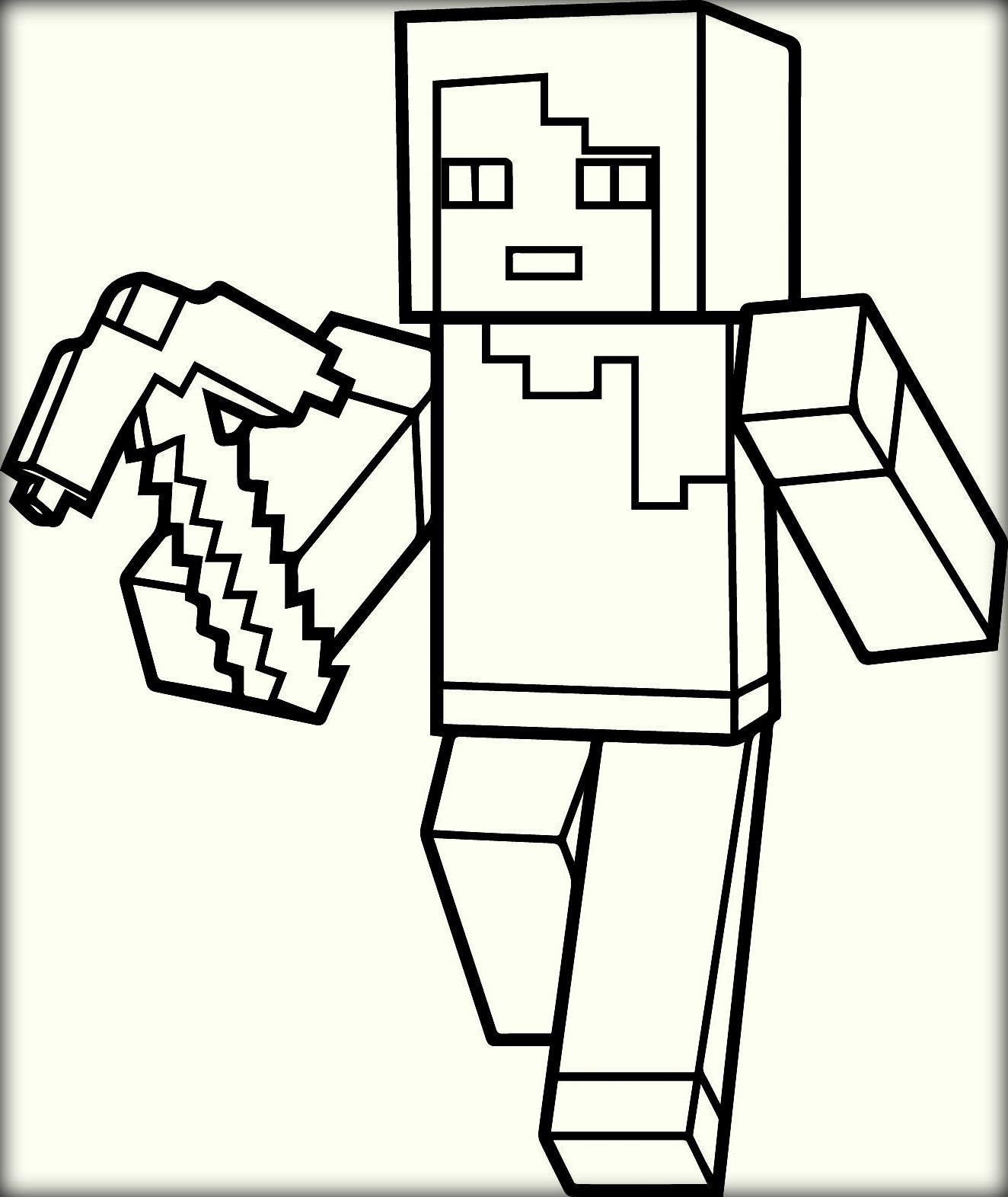 Minecraft Coloring Pages Free Printable 18