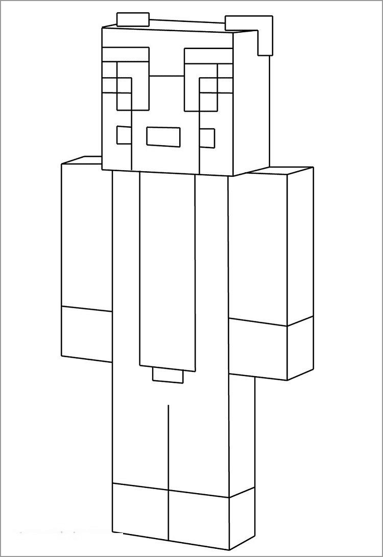 Minecraft Coloring Pages Free Printable 27